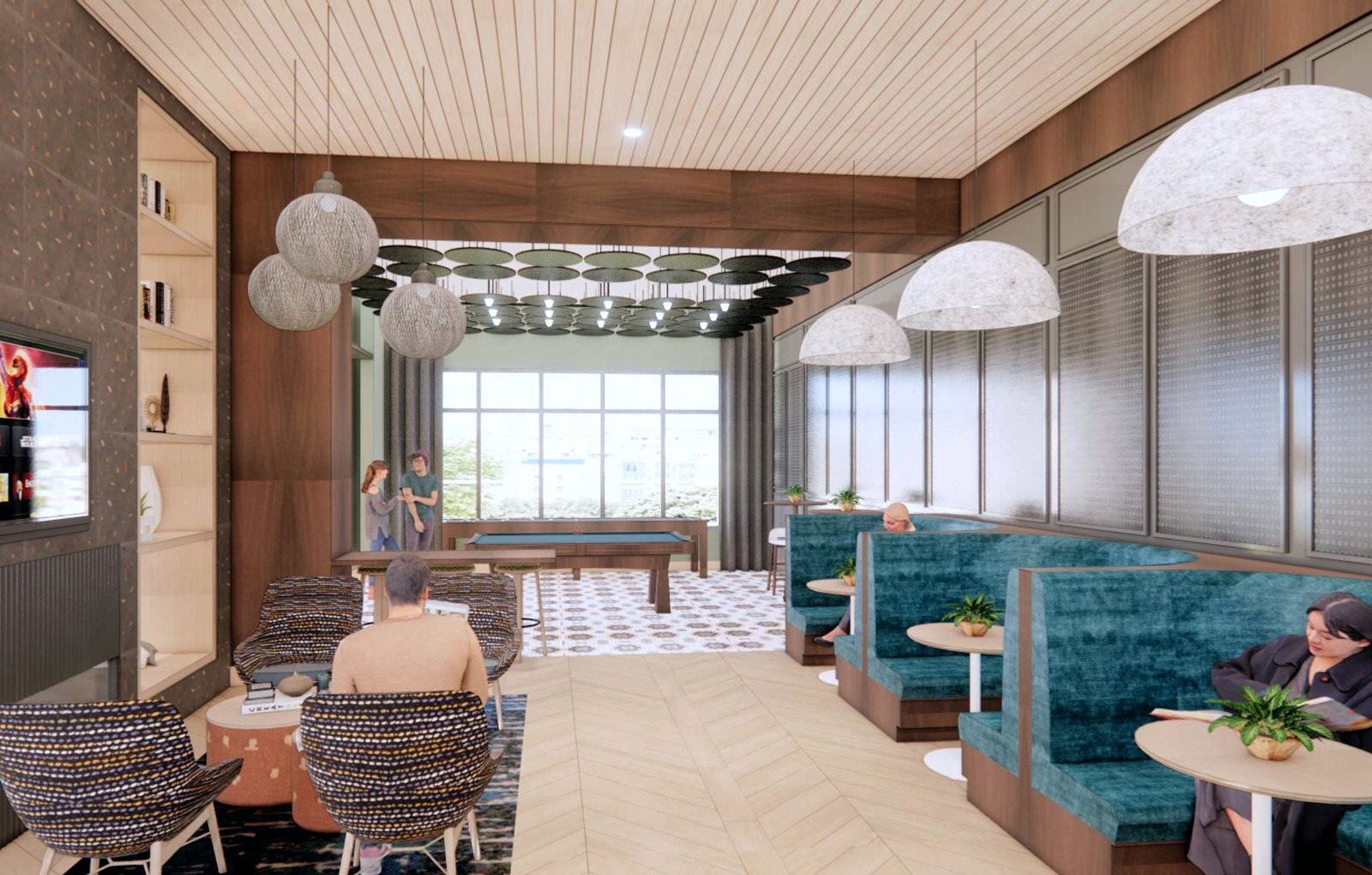 Vista Ridge_Community Room Sitting-Dining Area Rendering